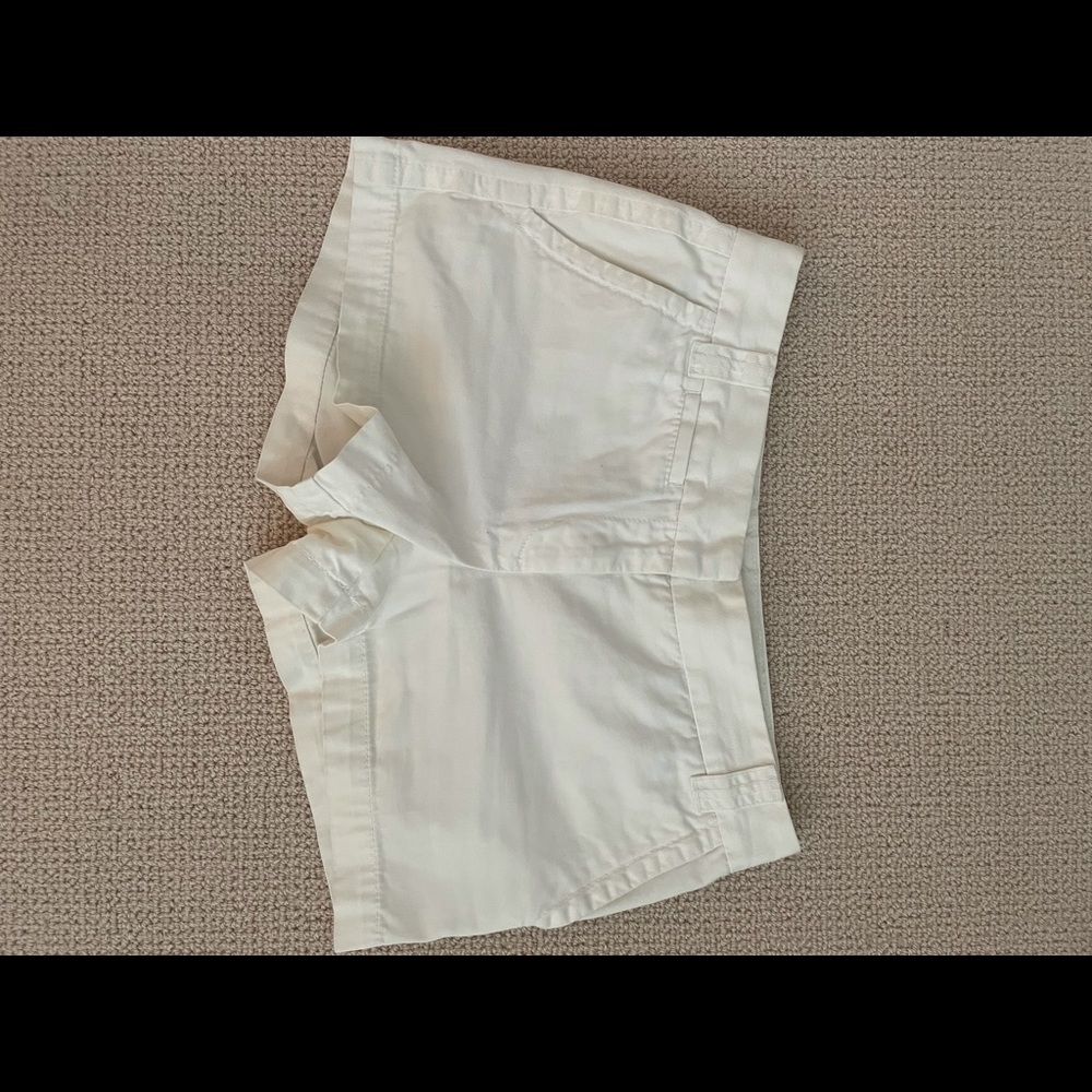 Jcrew White chino shorts size 2